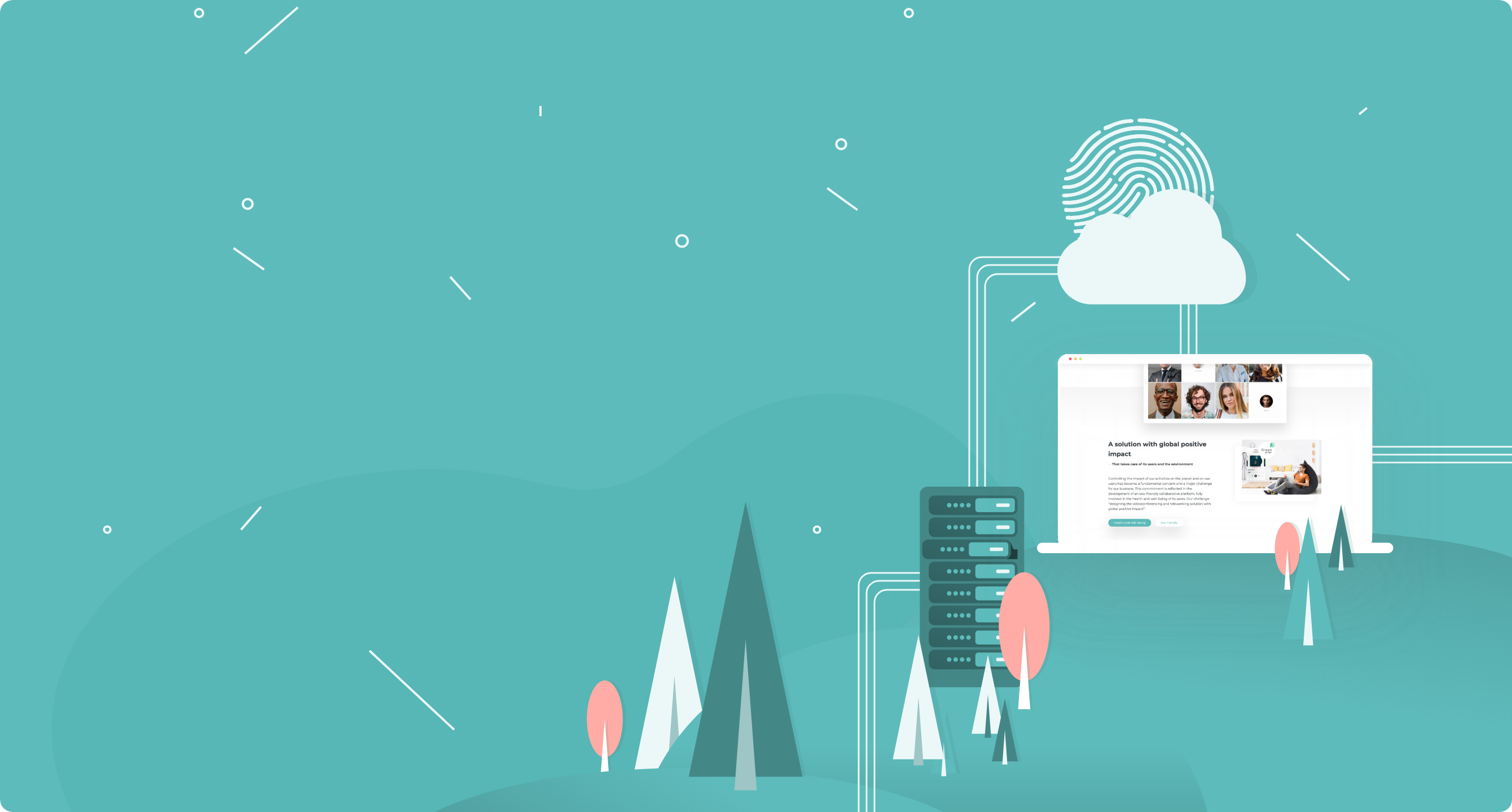 <div class='text-white'><span>Private Discuss une solution</span> <br />
Éco-responsable</div>